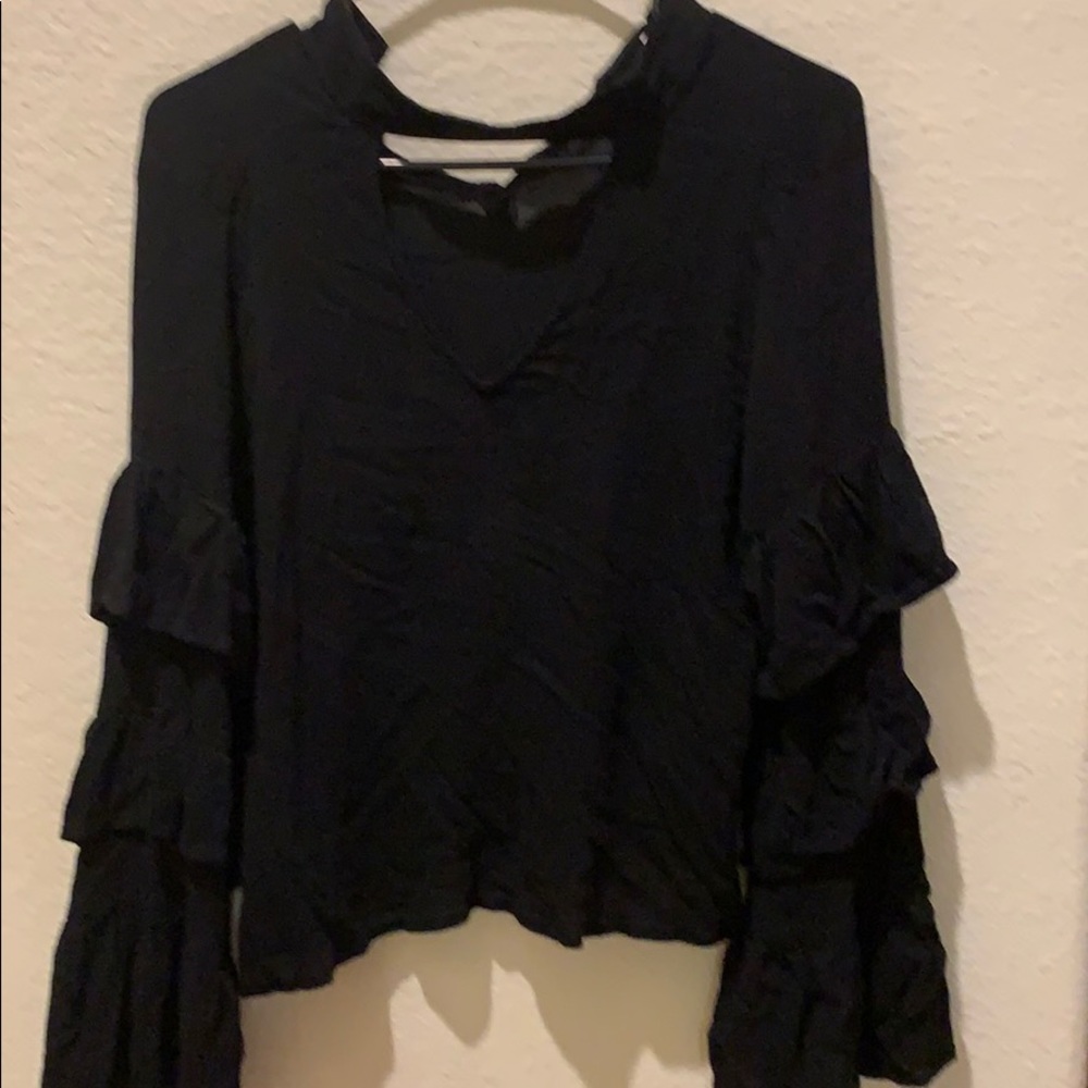 Black top with choker